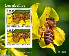 Burundi 2022 Bees, Mint NH, Nature - Bees - Otros & Sin Clasificación