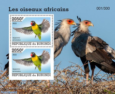 Burundi 2022 African Birds, Mint NH, Nature - Birds - Other & Unclassified