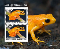 Burundi 2022 Frogs, Mint NH, Nature - Frogs & Toads - Other & Unclassified