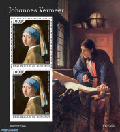 Burundi 2022 Johannes Vermeer, Mint NH, Art - Paintings - Otros & Sin Clasificación