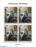 Burundi 2022 Johannes Vermeer, Mint NH, Art - Paintings - Altri & Non Classificati