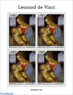 Burundi 2022 Leonardo Da Vinci, Mint NH, Art - Leonardo Da Vinci - Paintings - Autres & Non Classés