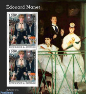 Burundi 2022 Edouard Manet, Mint NH, Art - Paintings - Other & Unclassified