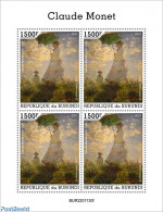 Burundi 2022 Claude Monet, Mint NH, Art - Paintings - Otros & Sin Clasificación