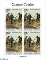 Burundi 2022 Gustave Courbet, Mint NH, Art - Paintings - Other & Unclassified