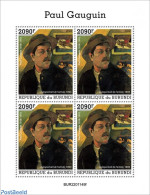 Burundi 2022 Paul Gauguin, Mint NH, Art - Paintings - Paul Gauguin - Otros & Sin Clasificación