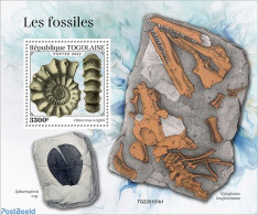 Togo 2022 Fossils, Mint NH, Nature - Prehistoric Animals - Prehistory - Prehistóricos