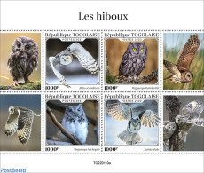 Togo 2022 Owls, Mint NH, Nature - Birds - Birds Of Prey - Owls - Togo (1960-...)