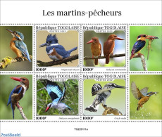Togo 2022 Kingfishers, Mint NH, Nature - Birds - Kingfishers - Togo (1960-...)