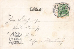 Bahnpost (Ambulant; R.P.O./T.P.O.) Dresden-Tetschen (ZA2492) - Cartas & Documentos