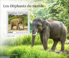 Togo 2022 Elephants Of The World, Mint NH, Nature - Elephants - Togo (1960-...)