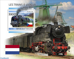 Togo 2022 Steam Trains, Mint NH, Transport - Railways - Trains