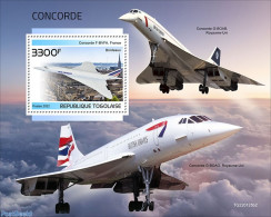 Togo 2022 Concorde, Mint NH, Transport - Concorde - Aircraft & Aviation - Concorde