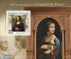 Togo 2022 570th Anniversary Of Leonardo Da Vinci, Mint NH, Art - Leonardo Da Vinci - Paintings - Togo (1960-...)