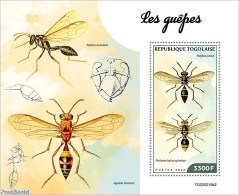 Togo 2022 Wasps, Mint NH, Nature - Insects - Togo (1960-...)