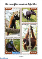 Togo 2022 Endangered Mammals, Mint NH, Nature - Animals (others & Mixed) - Togo (1960-...)