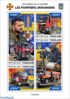 Togo 2022 Ukrainian Firefighters, Mint NH, Transport - Fire Fighters & Prevention - Feuerwehr