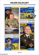 Togo 2022  Commander-in-Chief Of The Ukrainian Air Force Valerii Zaluzhnyi, Mint NH, History - Transport - Militarism .. - Militaria