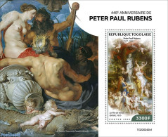 Togo 2022 445th Anniversary Of Peter Paul Rubens, Mint NH, Art - Nude Paintings - Paintings - Rubens - Togo (1960-...)