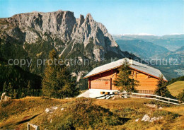 73793458 Puflatsch Seiseralm Alpe Di Siusi Trentino IT AVS Schutzhuette Fernsich - Autres & Non Classés
