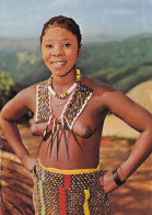JEUNE FILLE ZOULOU Zulu Maiden Zoeloemeisie Natal South Africa Cachet Kempton - Femmes