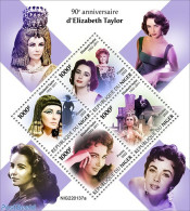 Niger 2022 90th Anniversary Of Elizabeth Taylor, Mint NH, Performance Art - Movie Stars - Actors