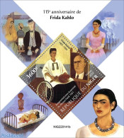 Niger 2022 115th Anniversary Of Frida Kahlo, Mint NH, Art - Paintings - Niger (1960-...)