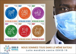 Niger 2022 We Are All In This Together, Global Fight Against Covid-19, Mint NH, Health - Corona/Covid19 - Corona/Covid19 - Niger (1960-...)