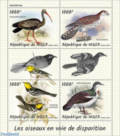Niger 2022 Endangered Birds, Mint NH, Nature - Bird Life Org. - Birds - Níger (1960-...)