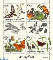 Niger 2022 Butterflies, Mint NH, Nature - Butterflies - Flowers & Plants - Niger (1960-...)