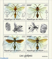 Niger 2022 Wasps, Mint NH, Nature - Insects - Níger (1960-...)