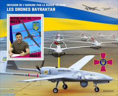 Niger 2022 Bayraktar Drones, Mint NH, Transport - Aircraft & Aviation - Drones - Flugzeuge