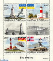 Niger 2022 Lighthouses, Mint NH, History - Nature - Sport - Transport - Various - Flags - Birds - Mountains & Mountain.. - Bergsteigen