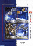 Poland 2022 Poland In Space 4v M/s, Mint NH, Transport - Space Exploration - Ungebraucht