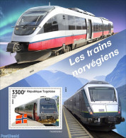 Togo 2022 Norwegian Trains, Mint NH, Transport - Railways - Treni