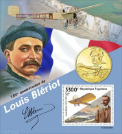 Togo 2022 150th Anniversary Of Louis Blériot, Mint NH, Transport - Aircraft & Aviation - Avions