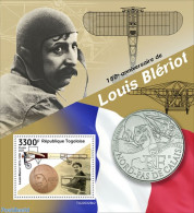 Togo 2022 150th Anniversary Of Louis Blériot, Mint NH, Transport - Aircraft & Aviation - Airplanes