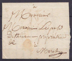 L. Datée 6 Décembre 1838 De HARSIN Pour MARCHE (en-Famenne) - 1830-1849 (Independent Belgium)