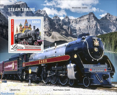 Liberia 2022 Steam Trains, Mint NH, Transport - Railways - Trenes