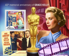 Liberia 2022 40th Memorial Anniversary Of Grace Kelly, Mint NH, Performance Art - Movie Stars - Acteurs