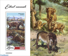 Liberia 2022 Extinct Mammals, Mint NH, Nature - Animals (others & Mixed) - Prehistoric Animals - Prehistory - Prehistóricos