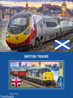 Liberia 2022 British Trains, Mint NH, Transport - Railways - Treinen