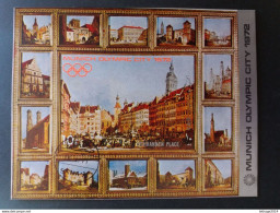 YEMEN يمني OLYMPIC CITY OF MUNICH CAT MICHEL N. (1247) BLOCK N.146 SHEET MNH $ - Jemen