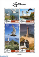 Liberia 2022 Lighthouses, Mint NH, Nature - Various - Birds - Lighthouses & Safety At Sea - Faros