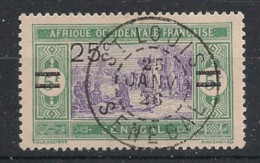 SENEGAL - 1924-27 - N°YT. 95 - Marché 25c Sur 5f Vert - Oblitéré / Used - Used Stamps