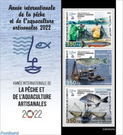 Djibouti 2022 International Year Of Artisanal Fisheries And Aquaculture 2022, Mint NH, Nature - Transport - Fish - Shi.. - Fische
