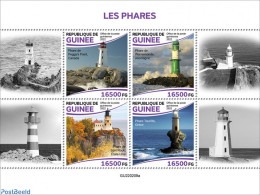 Guinea, Republic 2022 Lighthouses, Mint NH, Various - Lighthouses & Safety At Sea - Leuchttürme