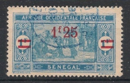 SENEGAL - 1924-27 - N°YT. 97 - Marché 1f25 Sur 1f Bleu - Oblitéré / Used - Gebraucht