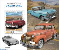Guinea, Republic 2022 185th Anniversary Of Adam Opel , Mint NH, Transport - Automobiles - Voitures