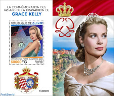 Guinea, Republic 2022 40th Memorial Anniversary Of Grace Kelly, Mint NH, Performance Art - Movie Stars - Attori
